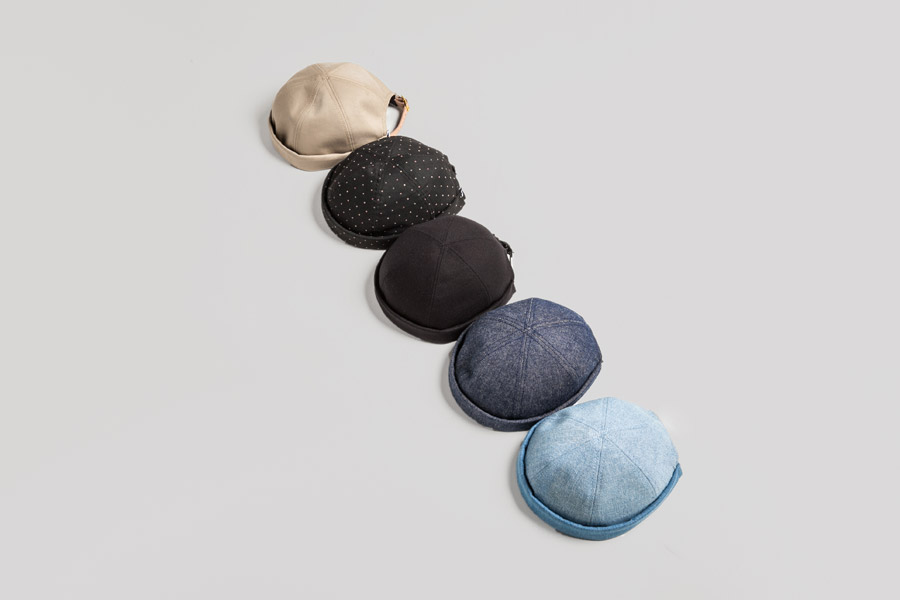 Publish — Roll Caps — snapback čepice bez kšiltu — barevné — plátěné — snapback hat