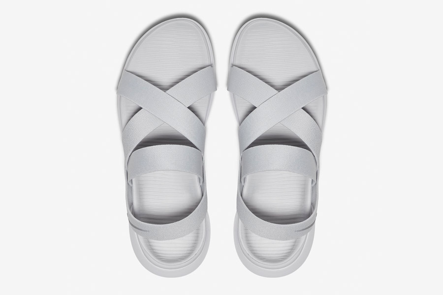 Nike Roshe One Sandals WMNS — dámské sandály, letní — bílé — horní pohled