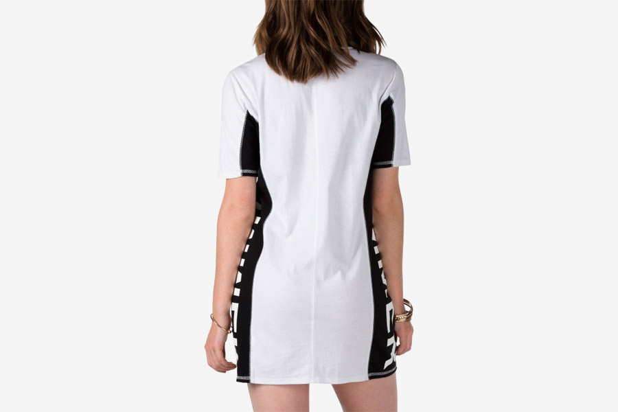 Vans x Summer Bummer — dámské letní šaty na zip — Sum Bum Zip Dress — bílé, černo-bílé