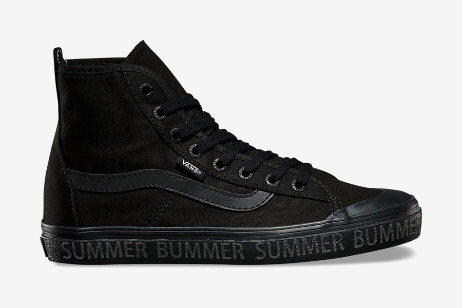 Vans x Summer Bummer — dámské plátěné kotníkové boty Dazie-Hi — černé kecky