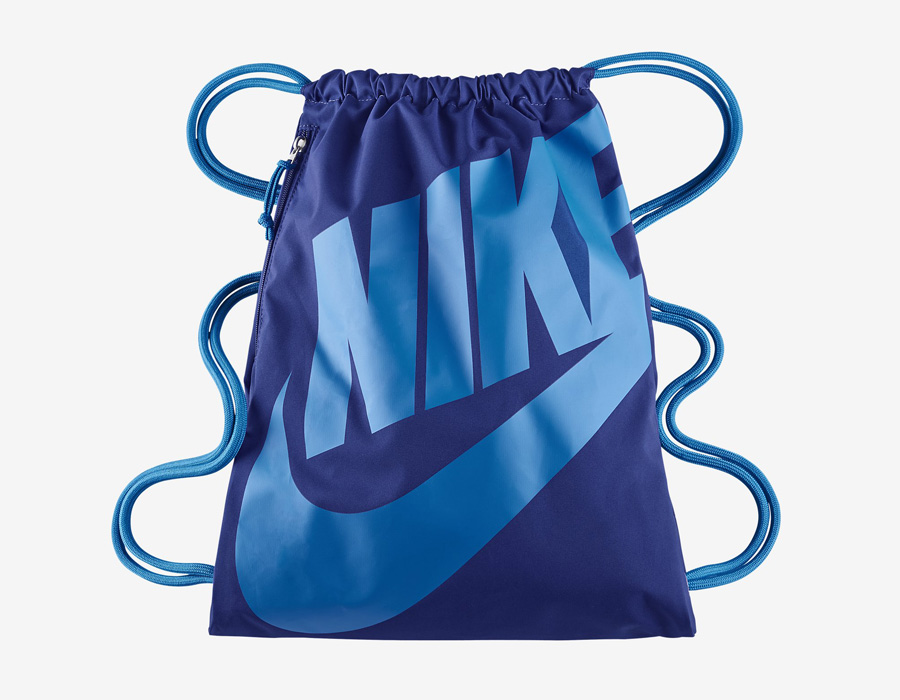 Nike Heritage Gymsack — vak na záda se silnými popruhy — pytel — modrý