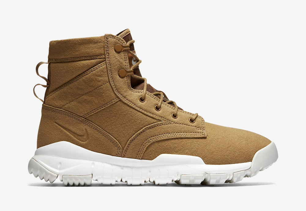 Nike SFB Field 6" Canvas — vysoké kotníkové boty — zimní, podzimní — pánské — béžové, hnědé, pískové