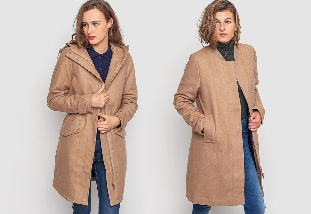 Zimní kabáty pro ženy — Wemoto Sania/Megan — béžové