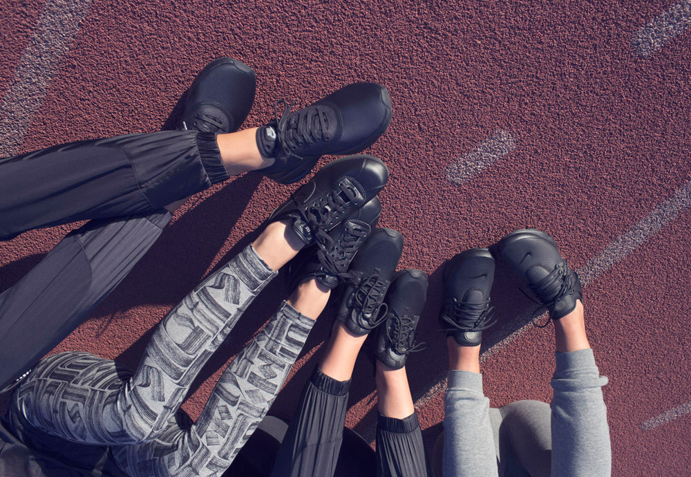 Nike Beautiful x Powerful Collection — dámské černé boty — tenisky — sneakers