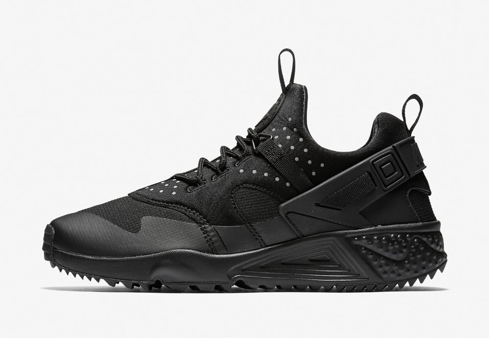 Nike Air Huarache Utility — pánské boty — tenisky — sneakers — černé