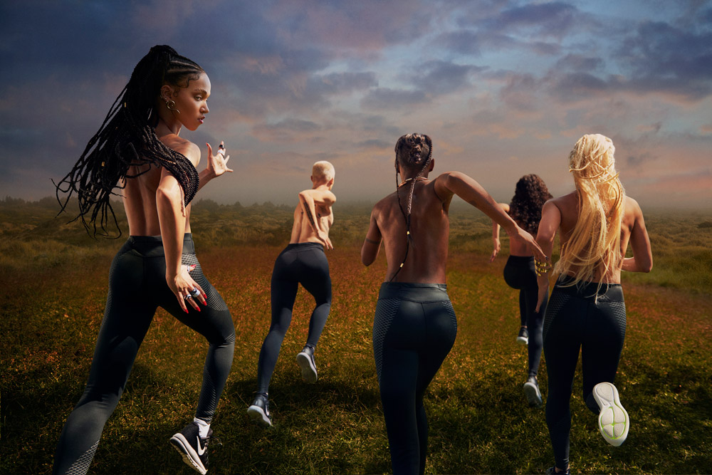FKA twigs x Nike — kampaň — Zonal Strength Tights