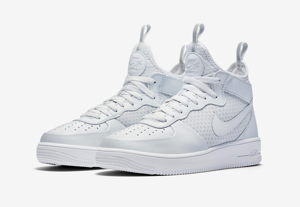 Nike Air Force 1 Ultra Force Mid — kotníkové boty — tenisky — sneakers — pánské — bílé