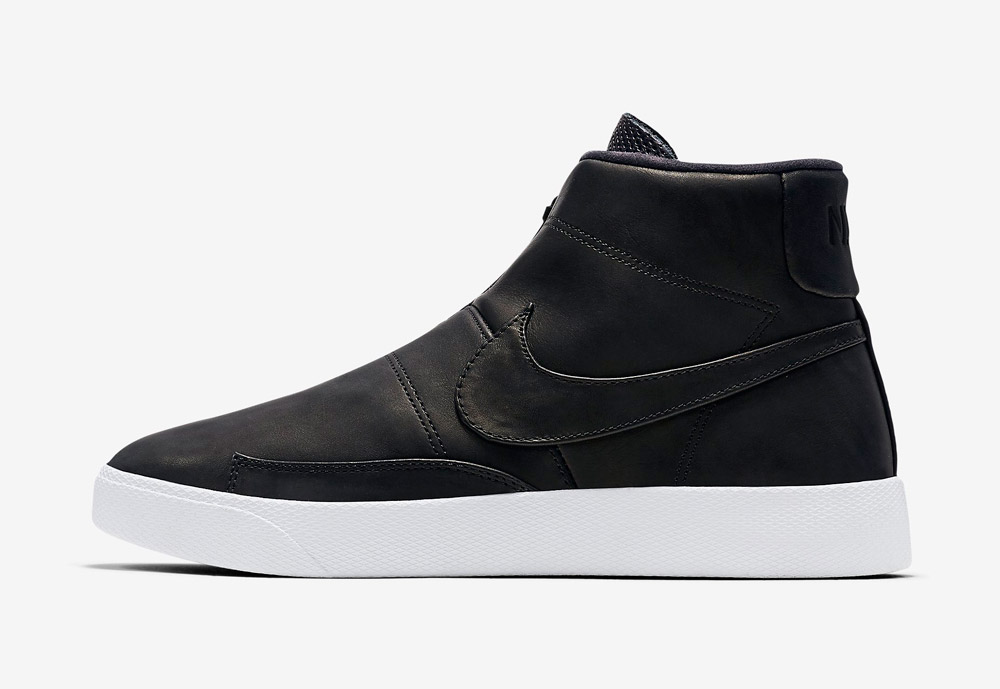 Nike Blazer Advanced — pánské kotníkové boty — bez tkaniček — sneakers — černé