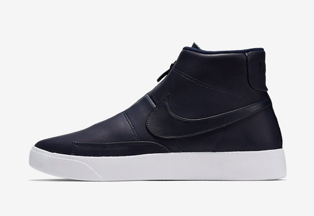 Nike Blazer Advanced — pánské kotníkové boty — bez tkaniček — sneakers — tmavě modré