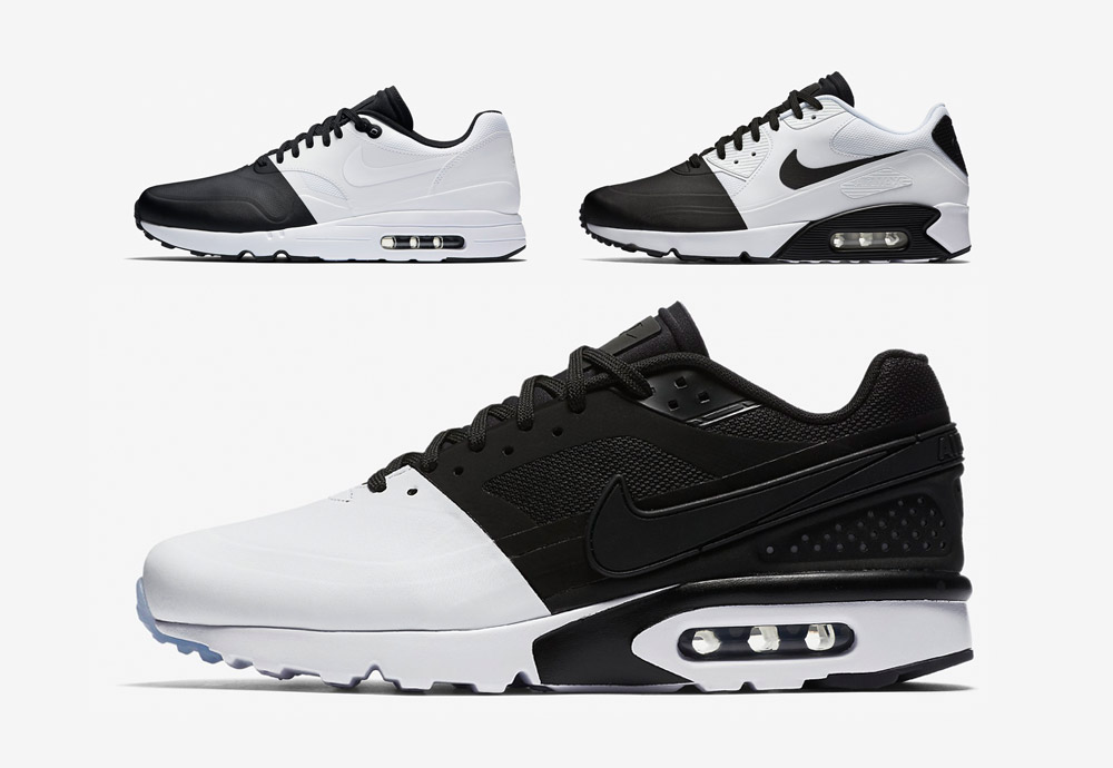 Nike Air Max — pánské boty — tenisky — sneakers — Airmaxy — černo-bílé — bílo-černé