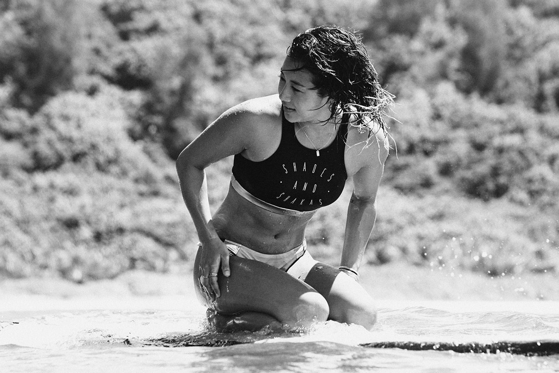 Roxy — dámské dvoudílné plavky, top — bikiny — surfařské — Pop Surf 2017 — swimwear