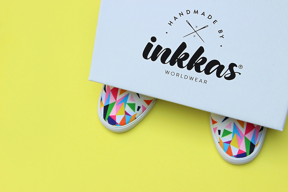 Inkkas — slip-on tenisky — fair trade boty — sustainable — dámské, pánské — barevné, ilustrované