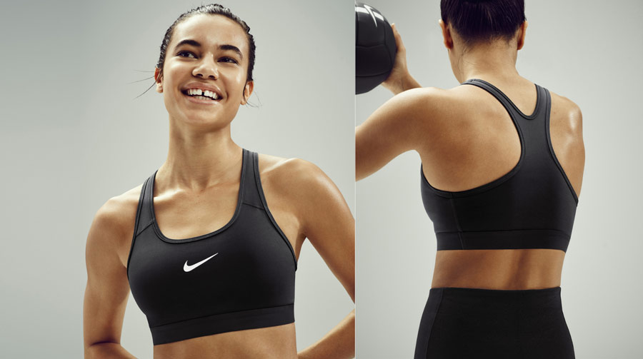 Nike Classic Bra — sportovní podprsenka — černá — elastická