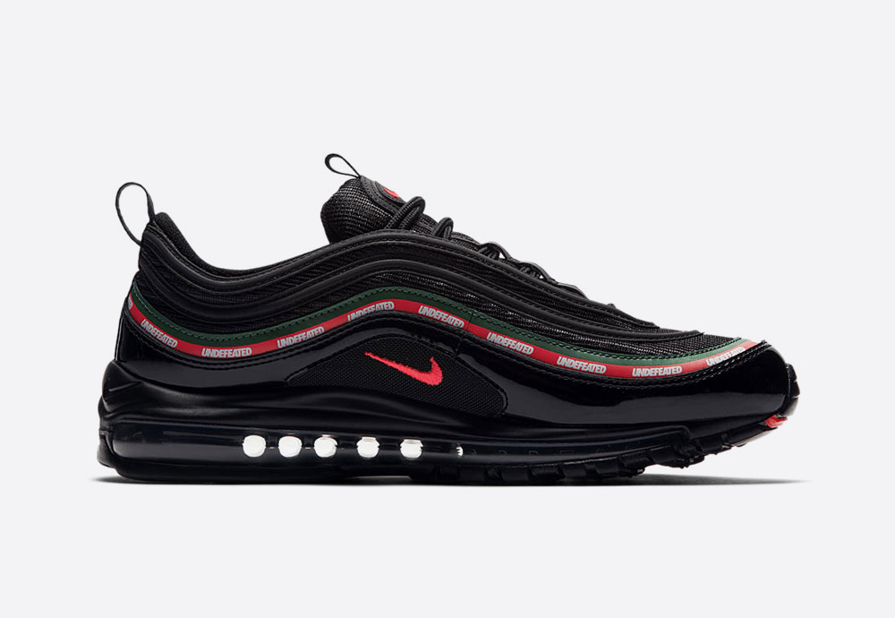 Nike Air Max 97 x Undefeated — černé boty — tenisky — sneakers