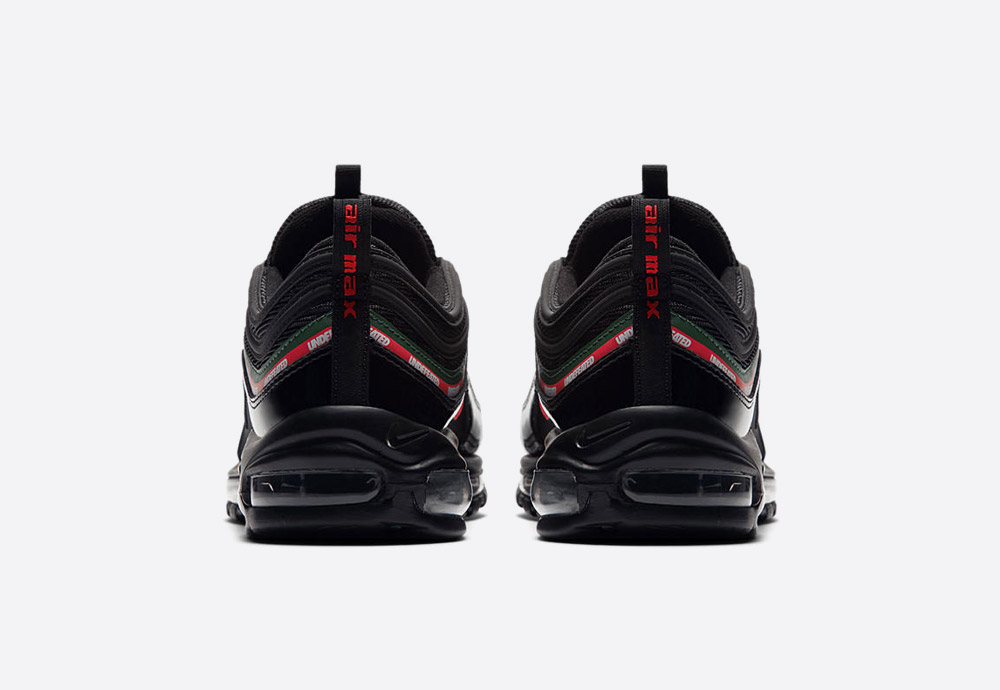 Nike Air Max 97 x Undefeated — zadní pohled