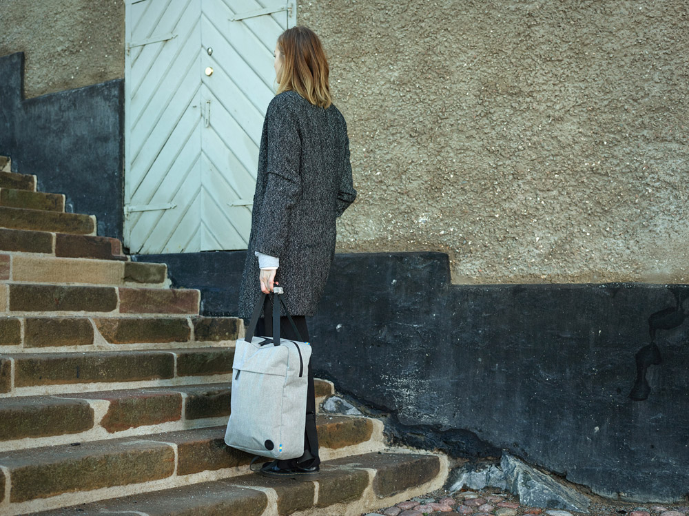 Enter — Tote Backpack — šedý městský batoh