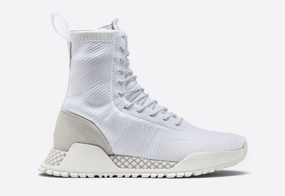 adidas Originals AF 1.3 PK — vysoké bílé zimní boty — kotníkové boty — voděodolné — Primeknit — white high men’s and women’s winter sneakers — Atric Pack