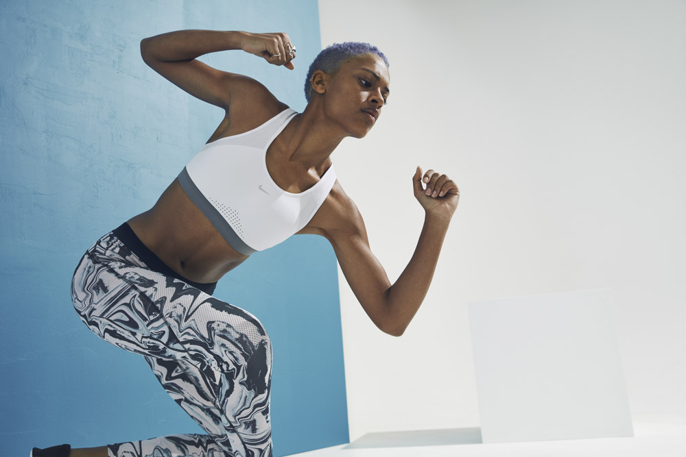 Nike — sportovní adaptivní podprsenky — sports adaptive bras