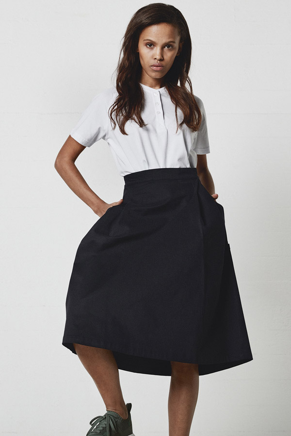 Makia — dlouhá sukně — modrá — jaro 2018 — dámské oblečení