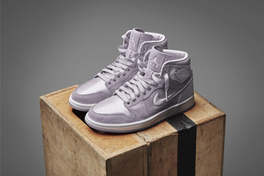 Nike Air Jordan 1 Retro High — dámské kotníkové boty — tenisky — světle fialové — women’s sneakers — light purple