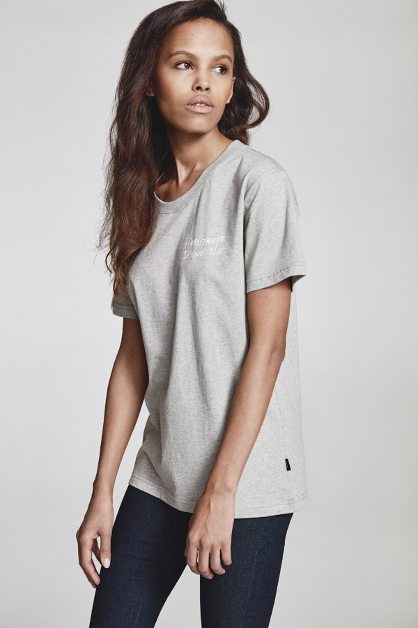 Makia — dámské šedé tričko — jaro 2018 — dámské oblečení