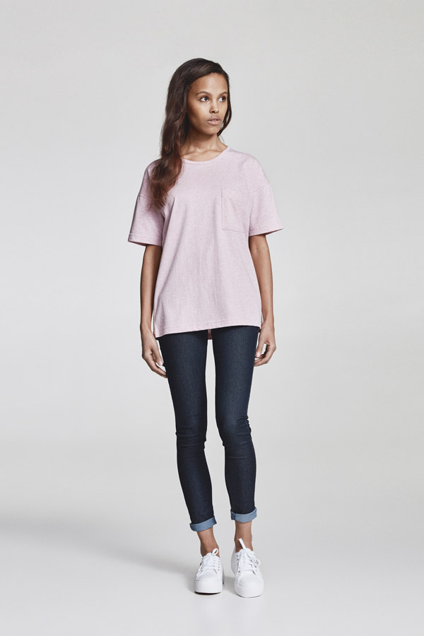 Makia — dámské tričko s kapsičkou — růžové — jaro 2018 — dámské oblečení