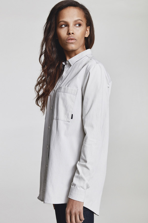 Makia — dámská košile s dlouhými rukávy — bílá — jaro 2018 — dámské oblečení