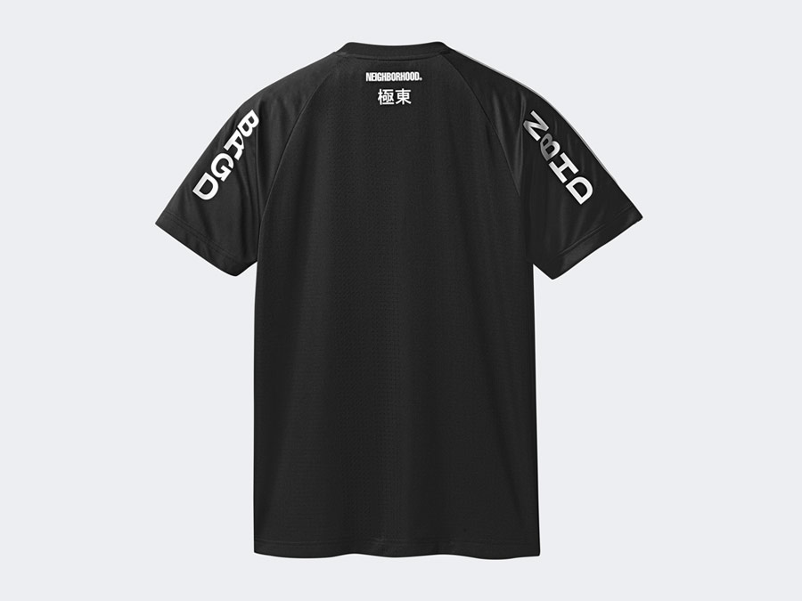 adidas Originals x Neighborhood — Logo — černé tričko s potiskem — pánské, dámské — black T-shirt