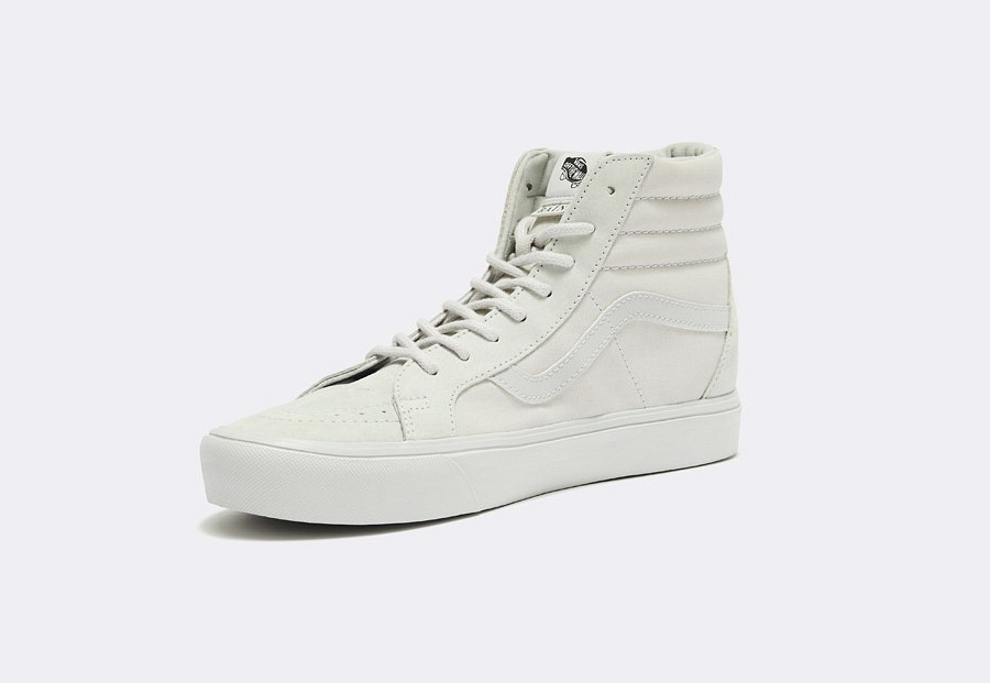 Vans x Rains — Sk8-Hi Lite — kotníkové boty — bílé — dámské — pánské — tenisky — white sneakers, shoes