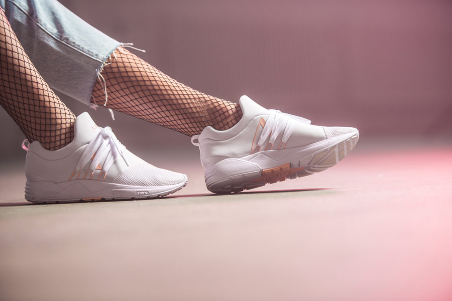 ARKK Copenhagen — Raven Mesh — boty — tenisky — bílé, růžové — pánské, dámské — womens sneakers — white peach