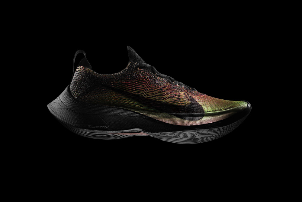 Nike Zoom Vaporfly 4% Flyprint — běžecké boty — pánské, dámské — 3D tisk