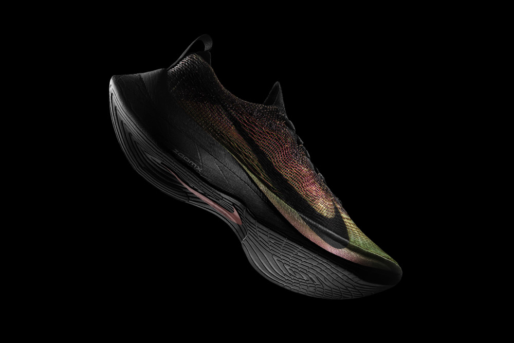 Nike Zoom Vaporfly 4% Flyprint — běžecké boty — dámské, pánské — 3D tisk