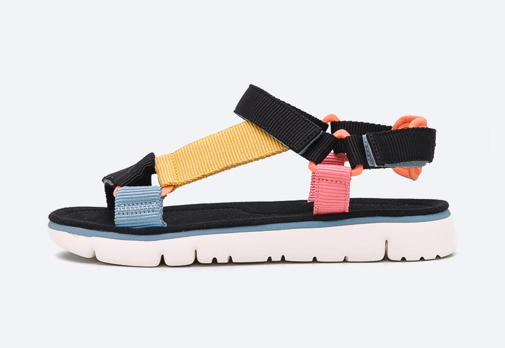 Camper — Oruga — sandály — dámské — letní — barevné — textilní