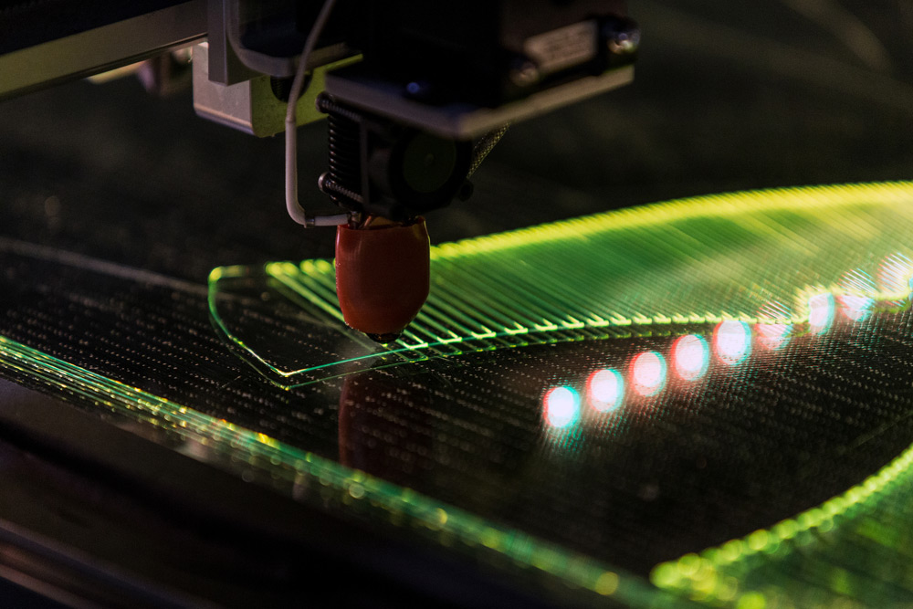 Nike Zoom Vaporfly 4% Flyprint — svrchní materiál — 3D tisk