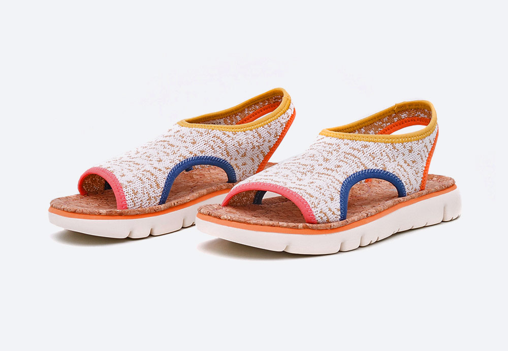Camper — Oruga — dámské sandály — letní — barevné — textilní