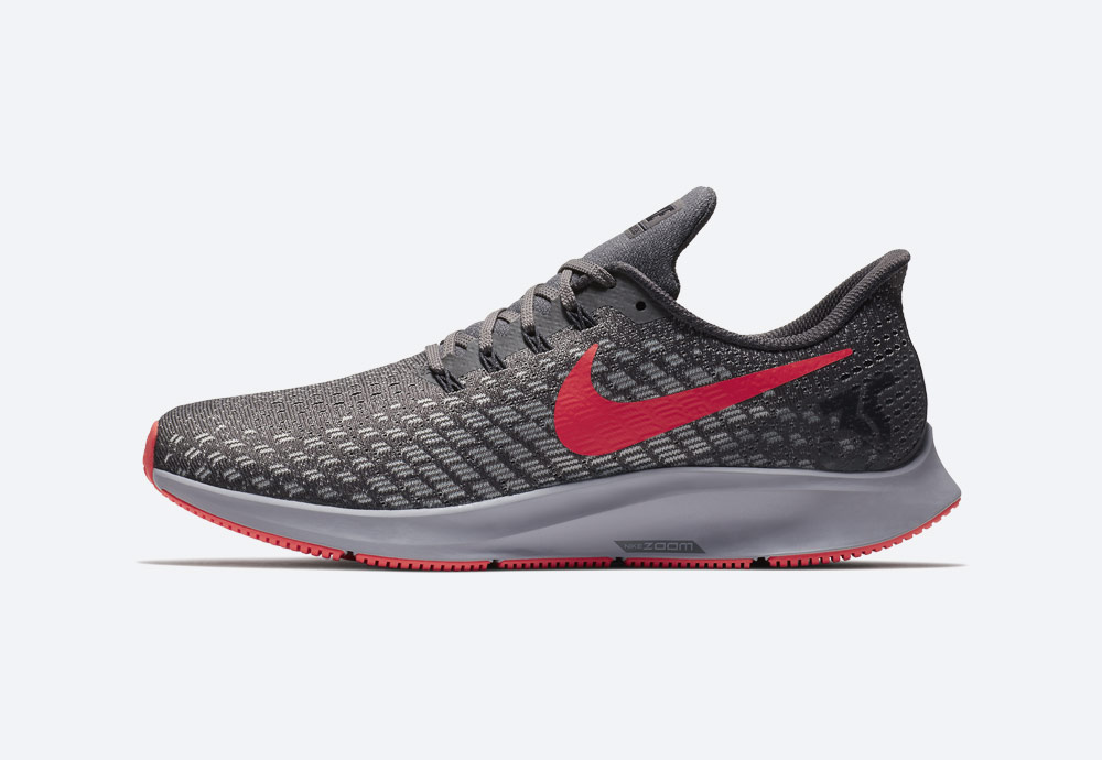 Nike Air Zoom Pegasus 35 — běžecké boty — pánské — šedé — running shoes