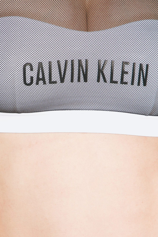 Calvin Klein — dámské plavky — push up — dvoudílné — top — podprsenka — bílá