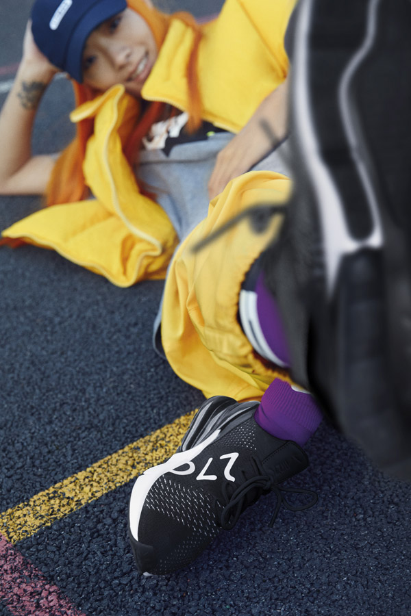 Nike Air Max 270 Flyknit — boty — šedé — tenisky — sneakers — lookbook