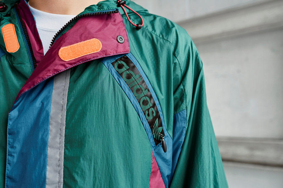 adidas Originals Atric Pack — šusťáková bunda s kapucí — zelená