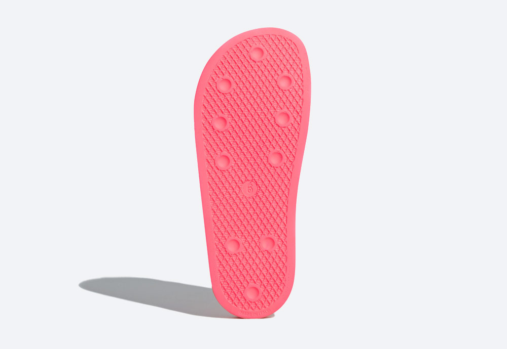 adidas Originals Adilette Lilo — letní pantofle — dámské nazouváky — růžové, červené, křiklavé — womens pink/red slides