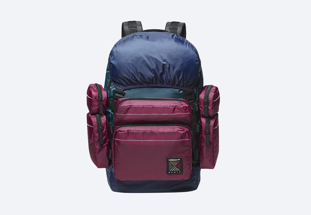 adidas Originals Atric Backpack — sportovní batoh — vínový, modrý, zelený