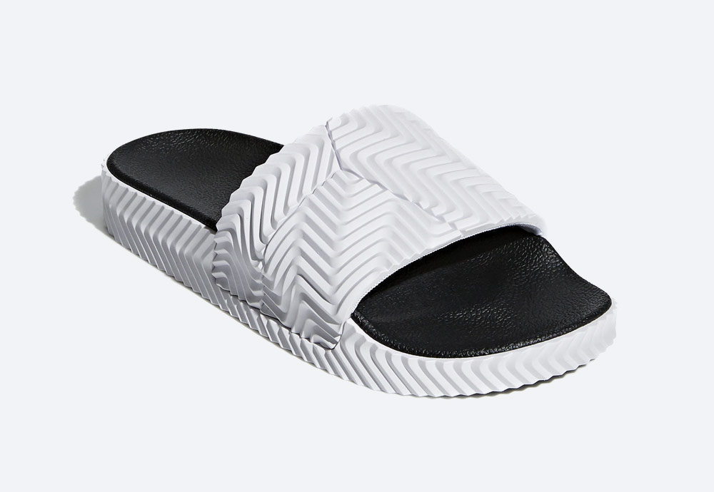 adidas Originals by Alexander Wang Adilette — pantofle — letní nazouváky — bílé — pánské, dámské