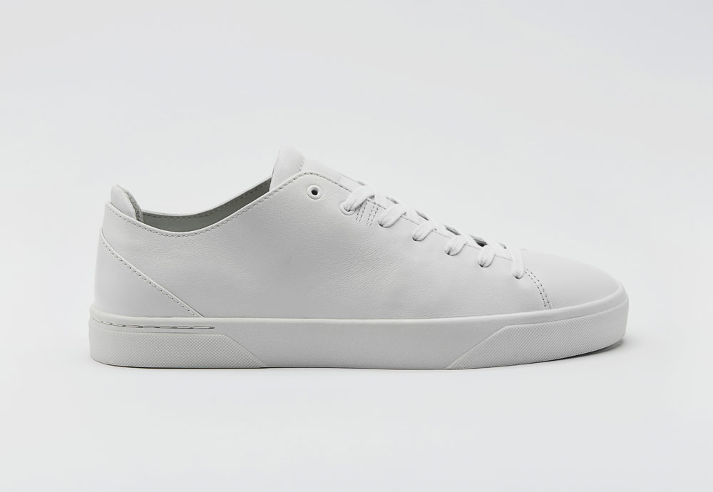VOR — bílé tenisky — dámské — pánské — minimalistické — boty — 1A Reinweiss