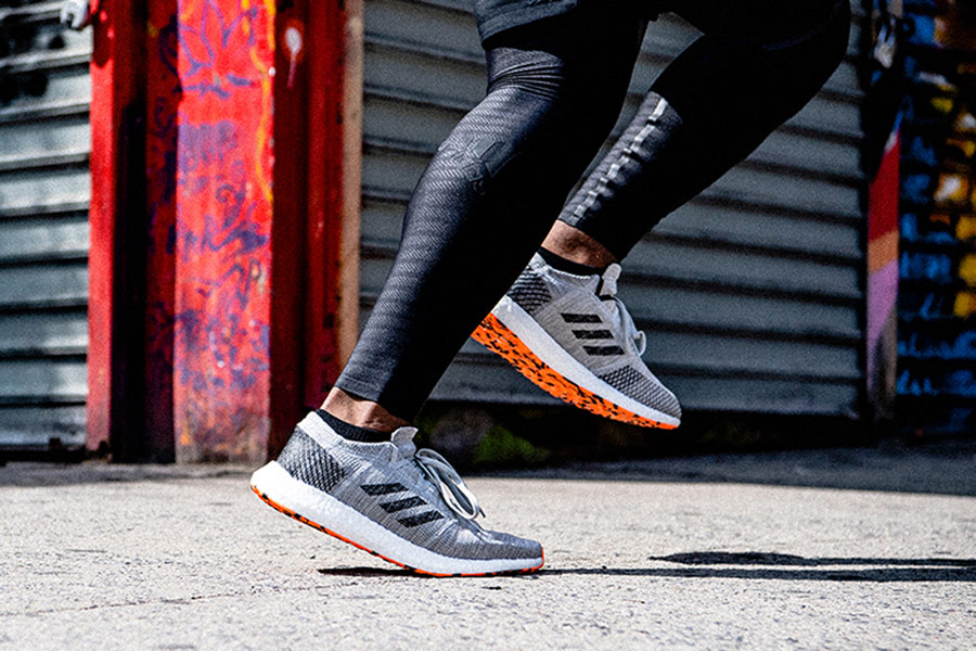 adidas PureBoost Go — běžecké boty — tenisky — šedé — pánské, dámské — mens and womens running shoes