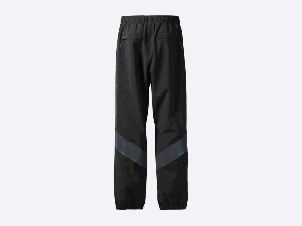 adidas Snowboarding by BAPE® — snowboardové kalhoty Slopetrotter Pant — černé se vzorem