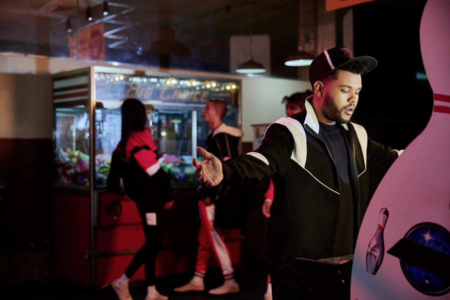 PUMA x XO — černá bunda bez kapuce — kšiltovka — AW 18