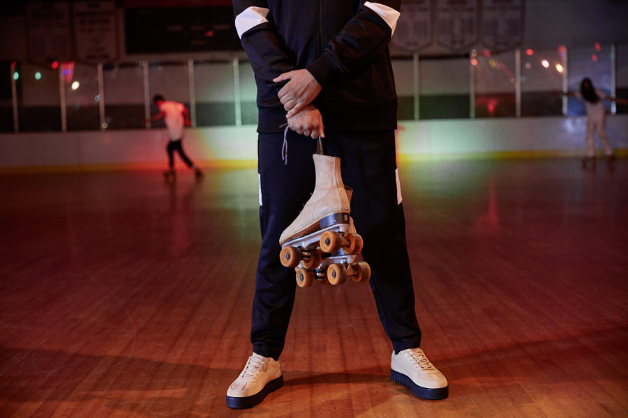 PUMA x XO — černé tepláky — boty Terrains Sneakers — AW 18