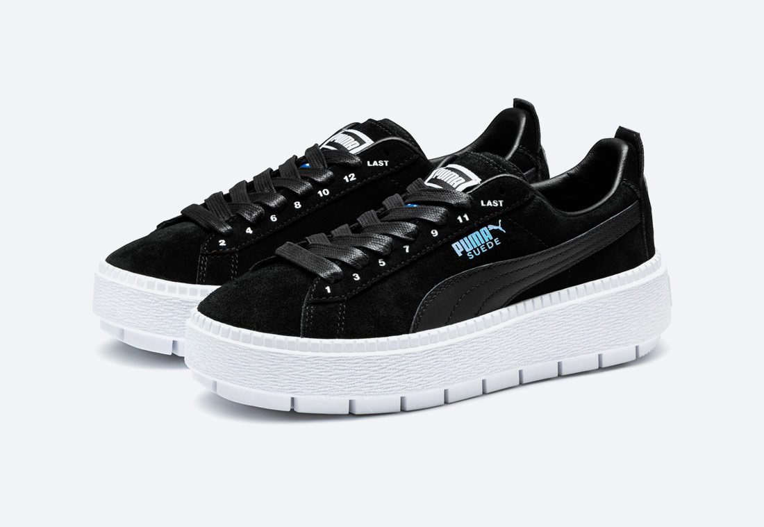 PUMA x ADER ERROR Platform Trace — boty — tenisky — sneakers — pánské, dámské — černé
