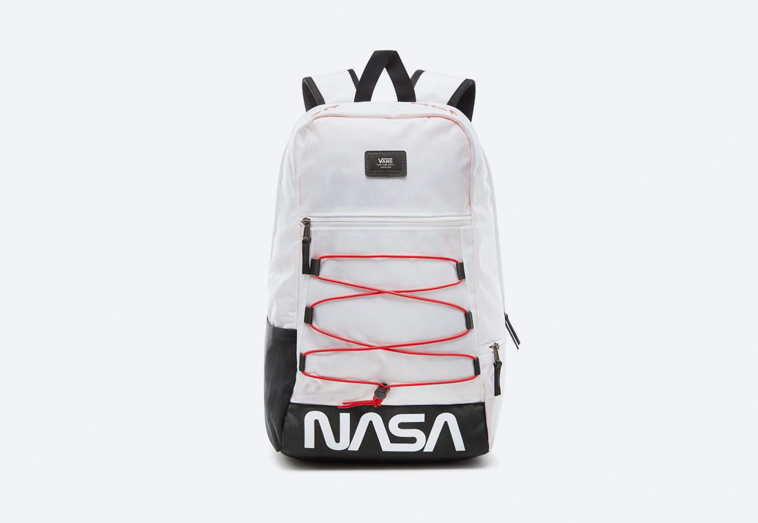 Vans x NASA — Space Voyager Snag Plus Backpack — batoh — bílý