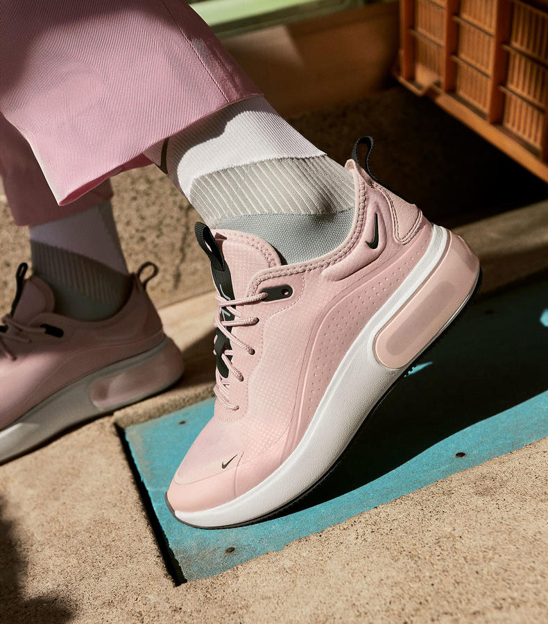 Nike Air Max Dia — dámské boty — sneakers — tenisky — růžové — look